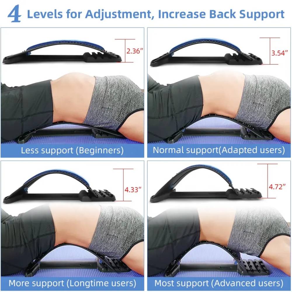Retrouvez une posture droite et confortable : en quelques minutes d’utilisation quotidienne, ce dispositif favorise l’alignement vertébral et procure une agréable sensation de détente.