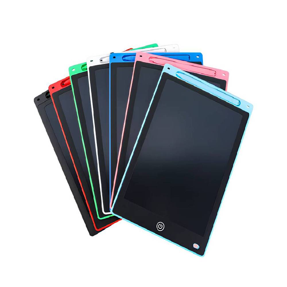 Ardoise intelligente LCD 8 pouces avec stylet, tablette d’écriture et dessin colorée, légère et compacte, idéale pour enfants et école. 