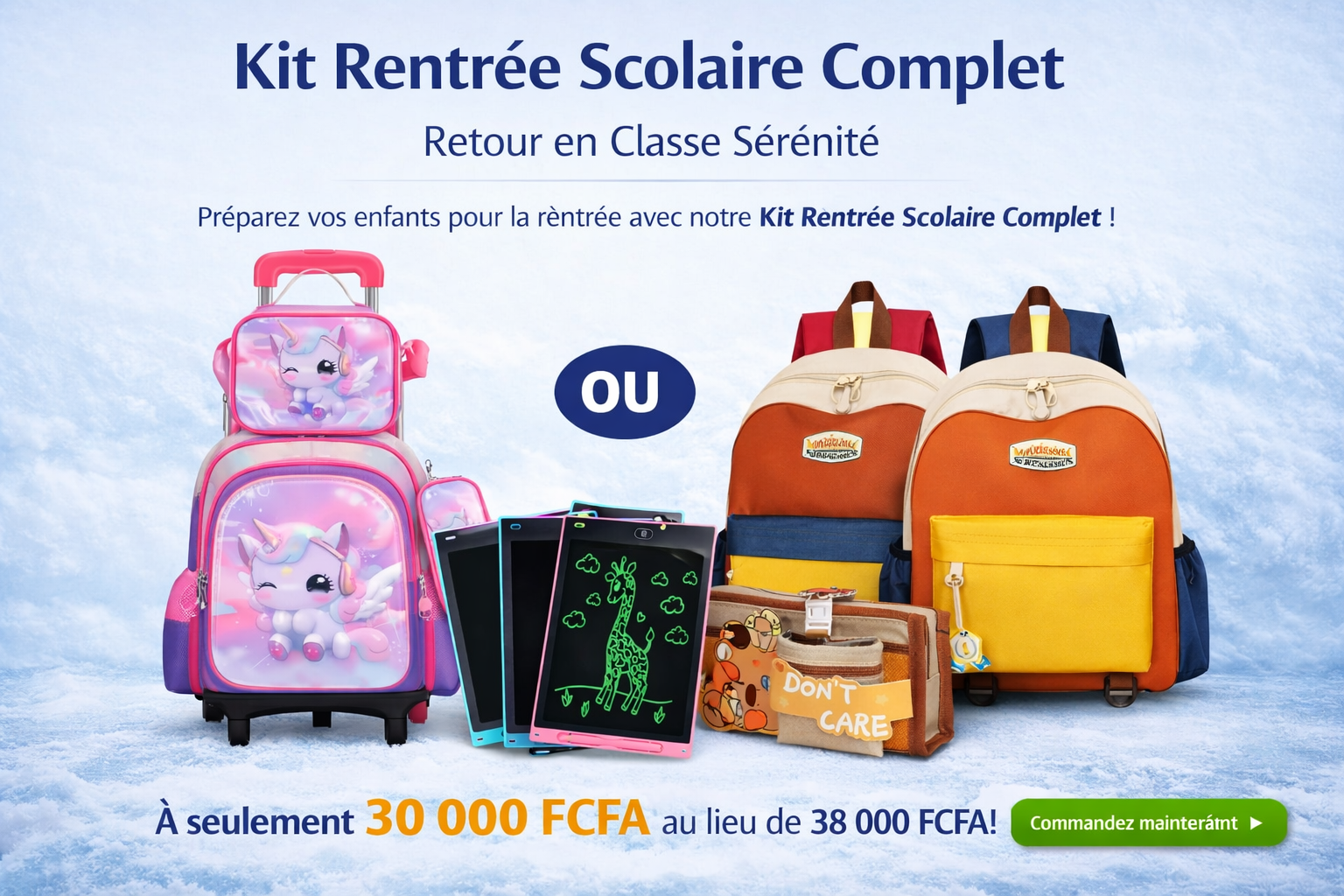 Kit  Rentrée Scolaire Complet