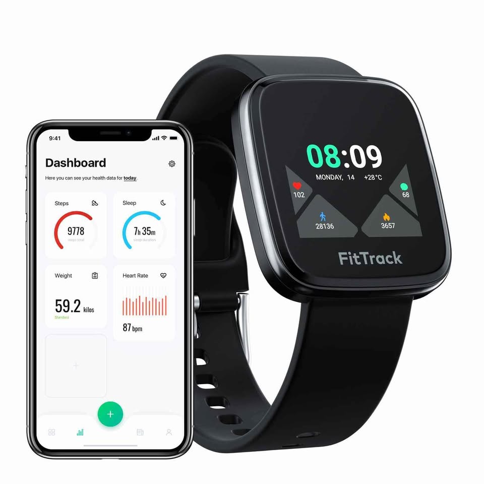 Montre connectée FitTrack – Suivi santé, sport & notifications  SENBONO