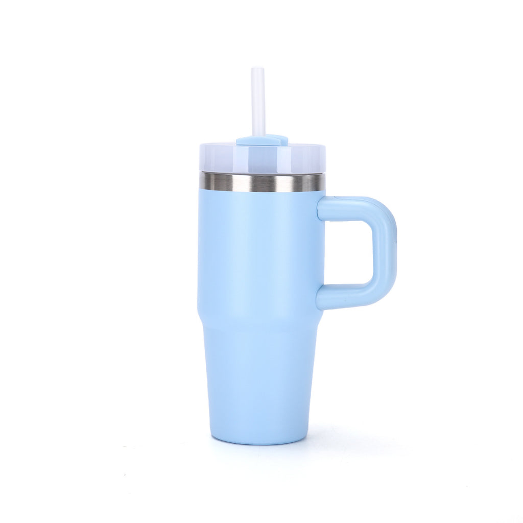 Mug inox 40oz avec poignée – Paille réutilisable et isolation thermique