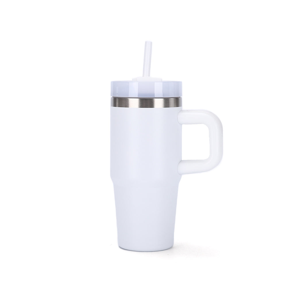 Mug inox 40oz avec poignée – Paille réutilisable et isolation thermique