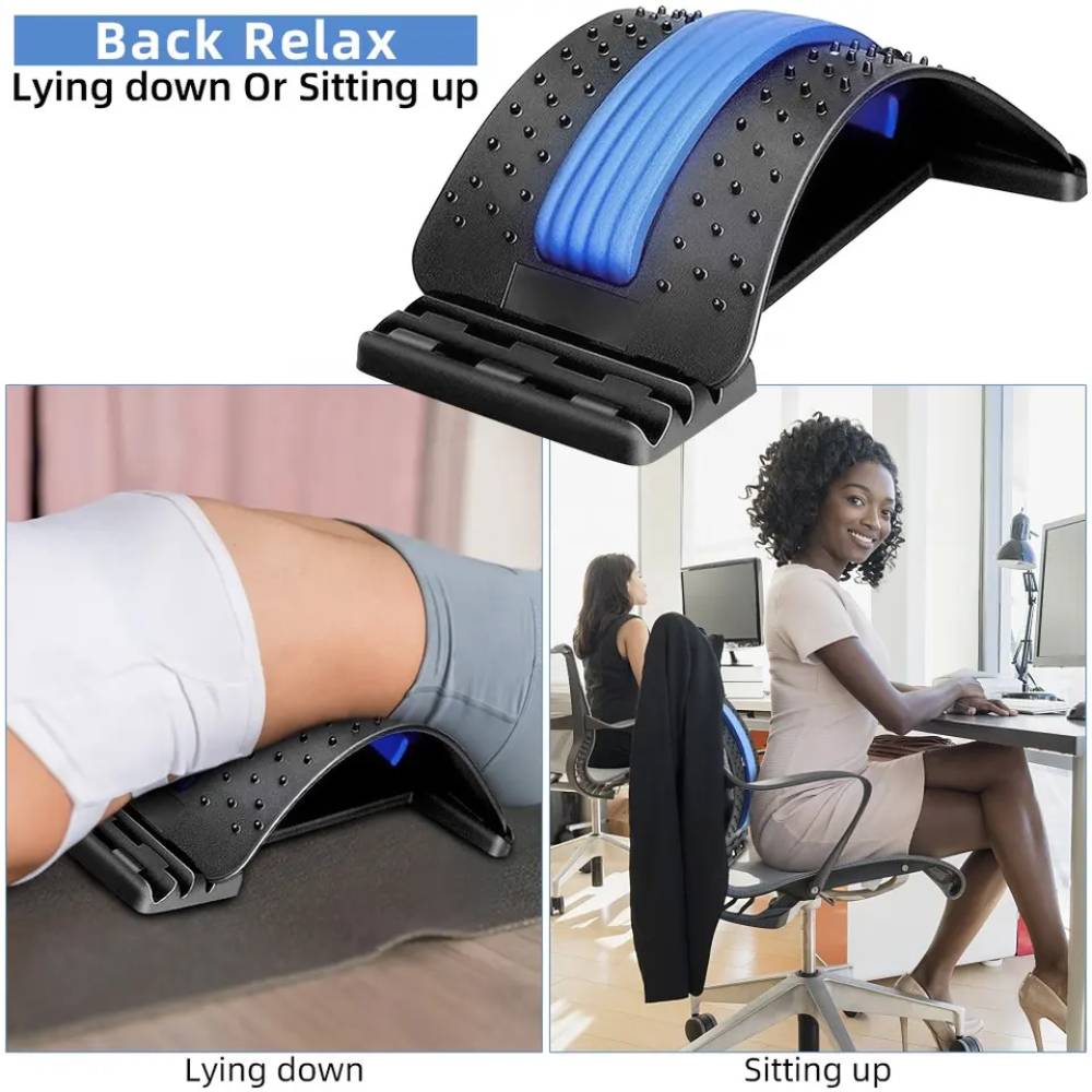 Retrouvez une posture droite et confortable : en quelques minutes d’utilisation quotidienne, ce dispositif favorise l’alignement vertébral et procure une agréable sensation de détente.