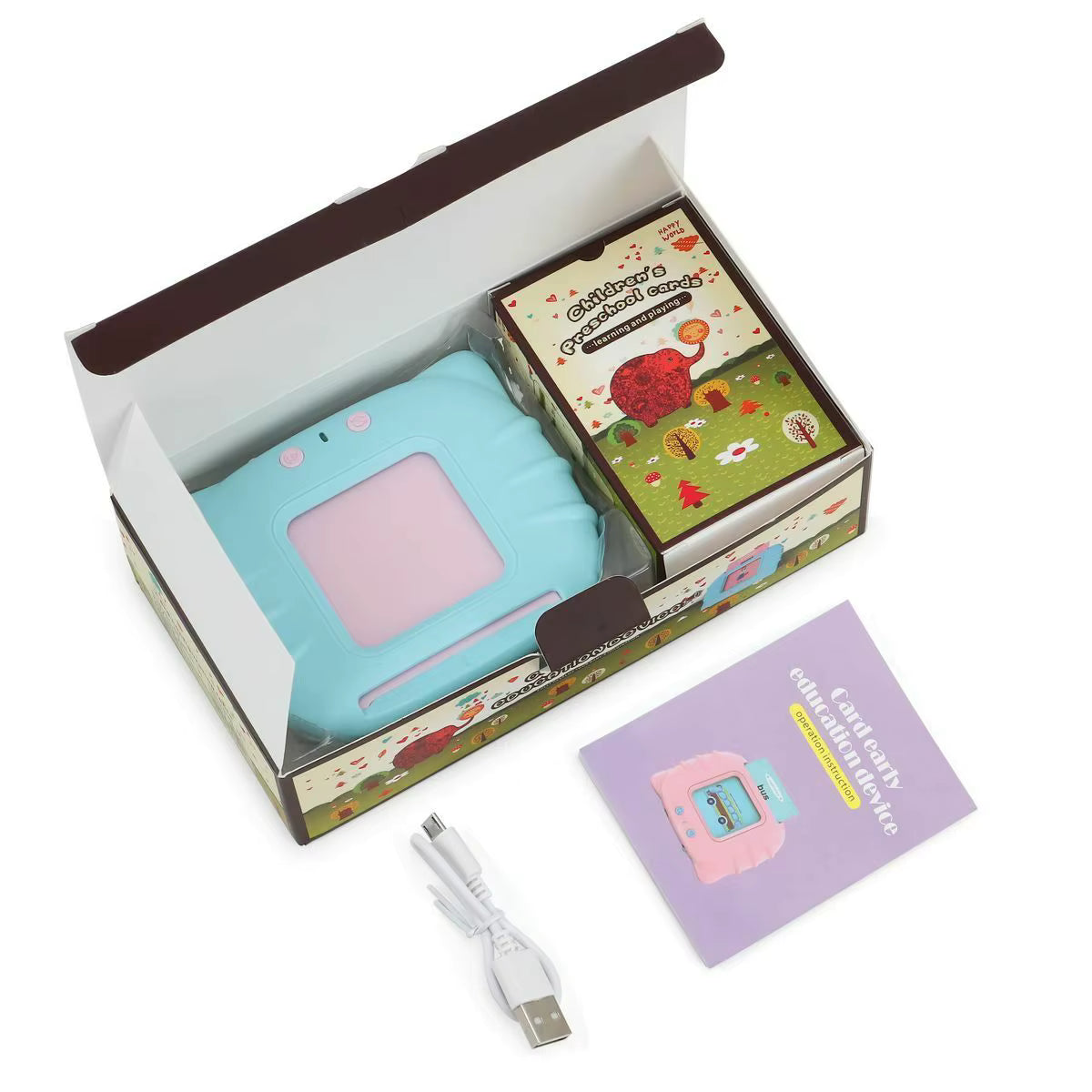 Tablette d’apprentissage bilingue enfant – Jeux éducatifs & cartes interactives