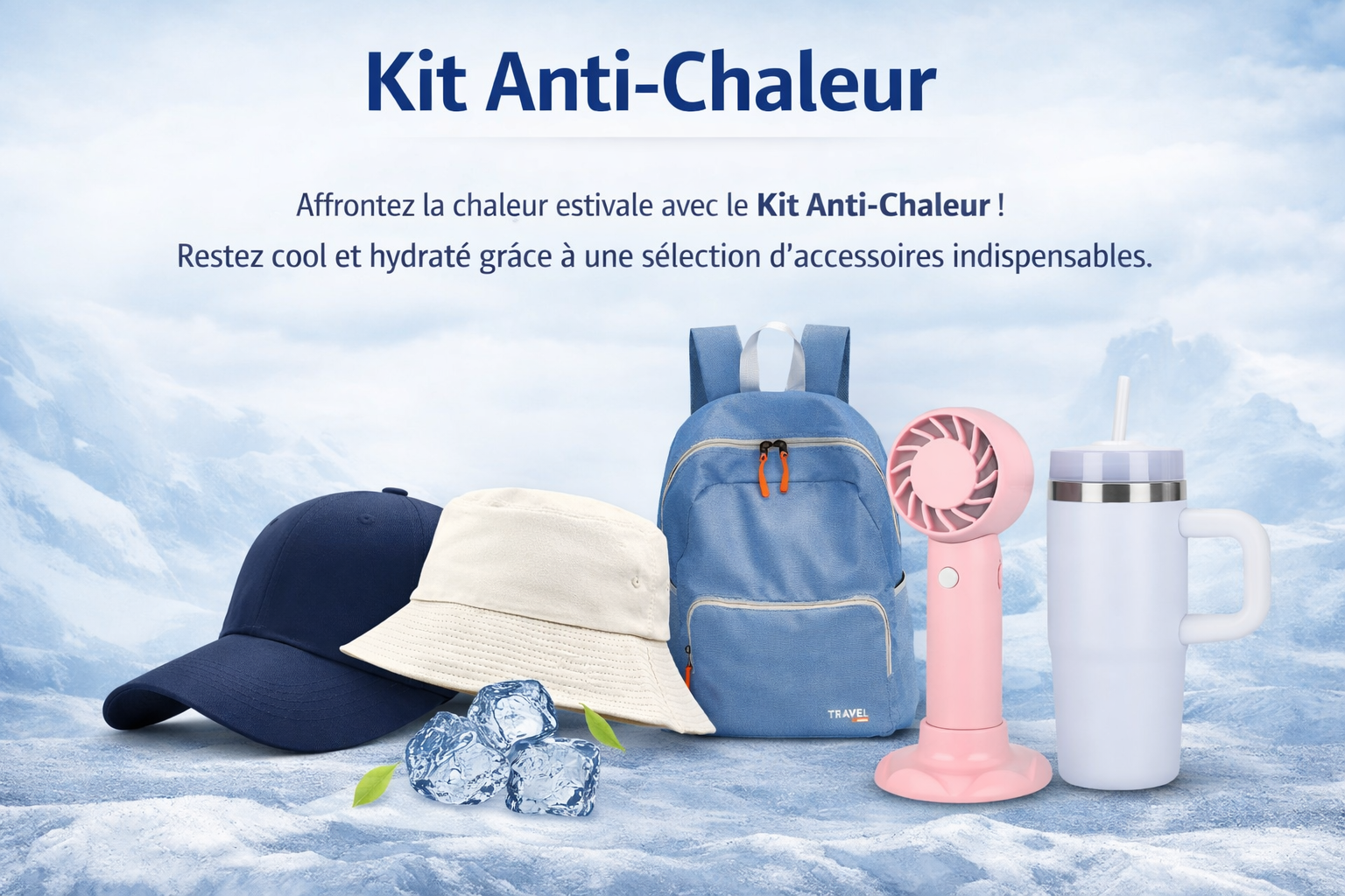 Kit Anti Chaleur  – Fraîcheur et Style
