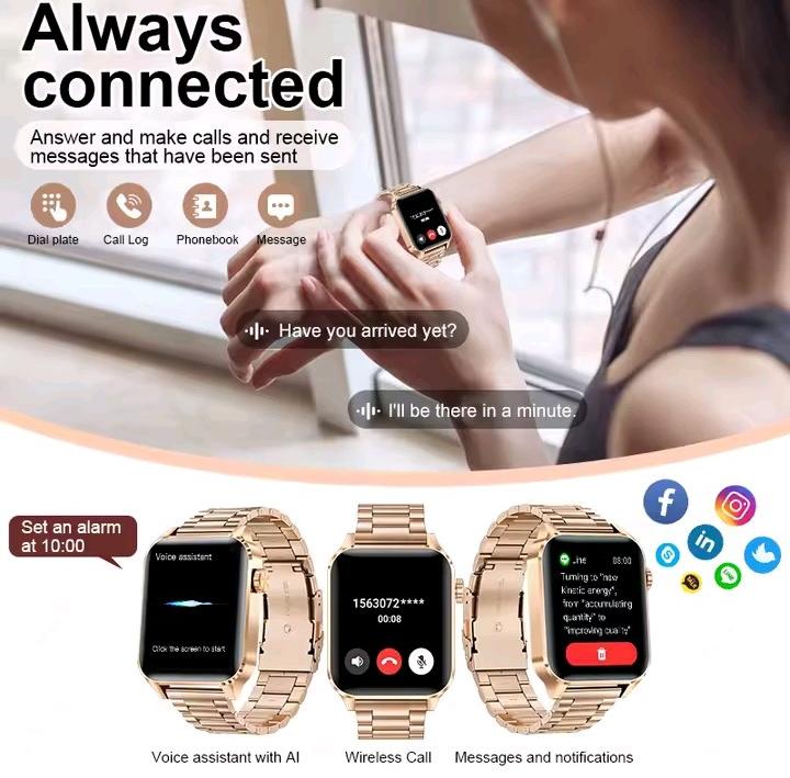 Smart Watch  dorée