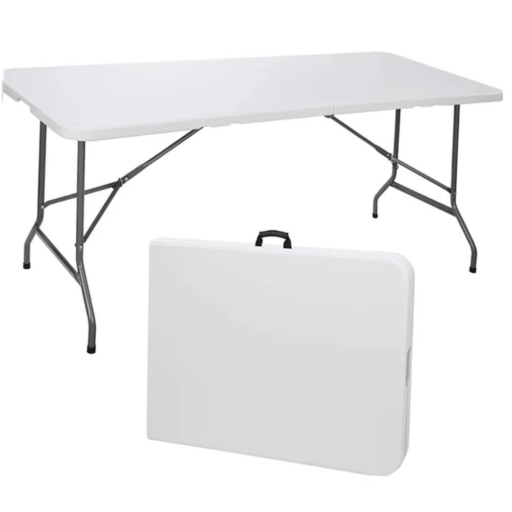 Table pliante multifonction robuste et pratique, format valise avec poignée intégrée. Idéale pour événements, réceptions, jardins, terrasses ou maison. Facile à transporter et à installer, elle allie solidité professionnelle et polyvalence au quotidien.